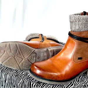 Rieker mid shaft ankle boots